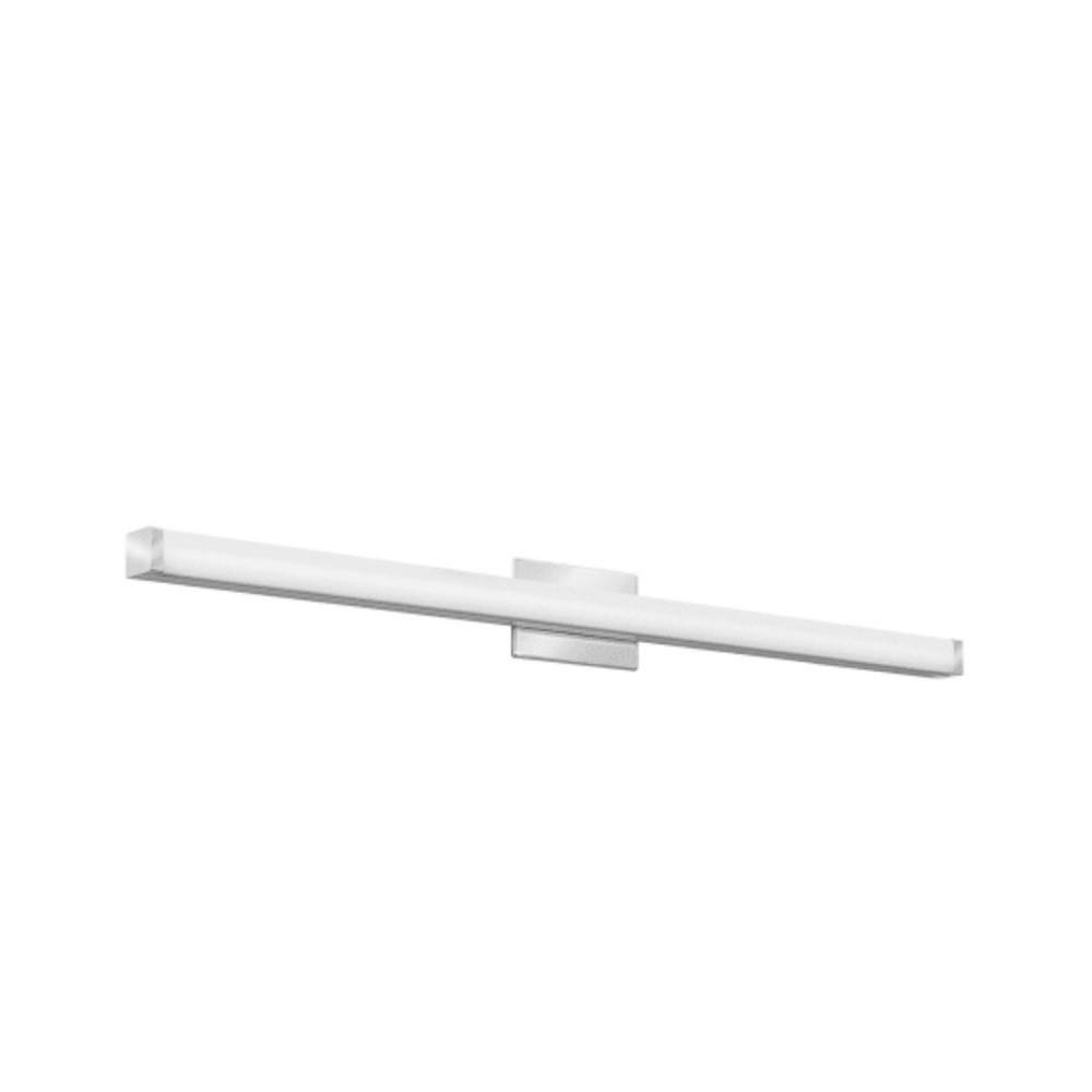 Lithonia Lighting 4 ft vanity LED cylinder light chrome finish NEW